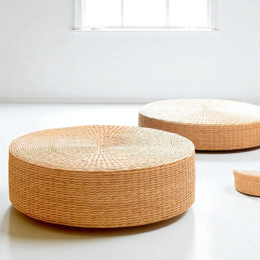 Zafu Harmonia  coussin meditation en tresse naturelle